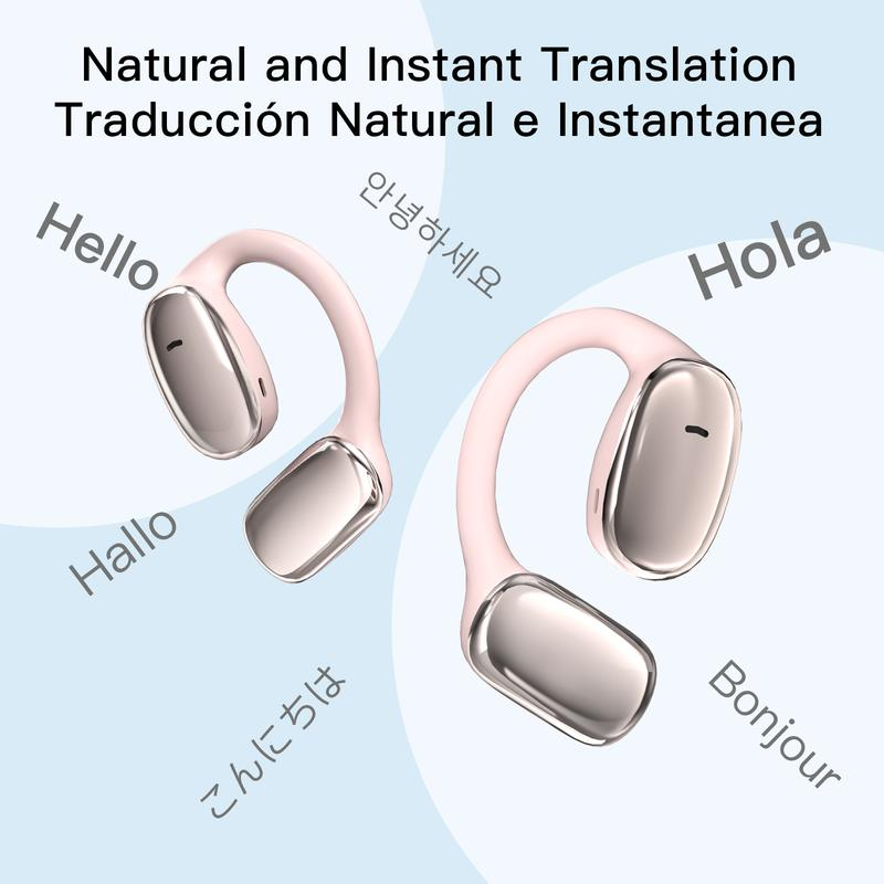 Z-ZIHNIC S11 AI Translation Earbuds 2026 New Model, Real-Time Voice Translator in 200+ Countries & 134 Languages via App, Bluetooth 5.4, IPX5 Waterproof, Hifi Sound, Wireless Earphones for Travel & Sports