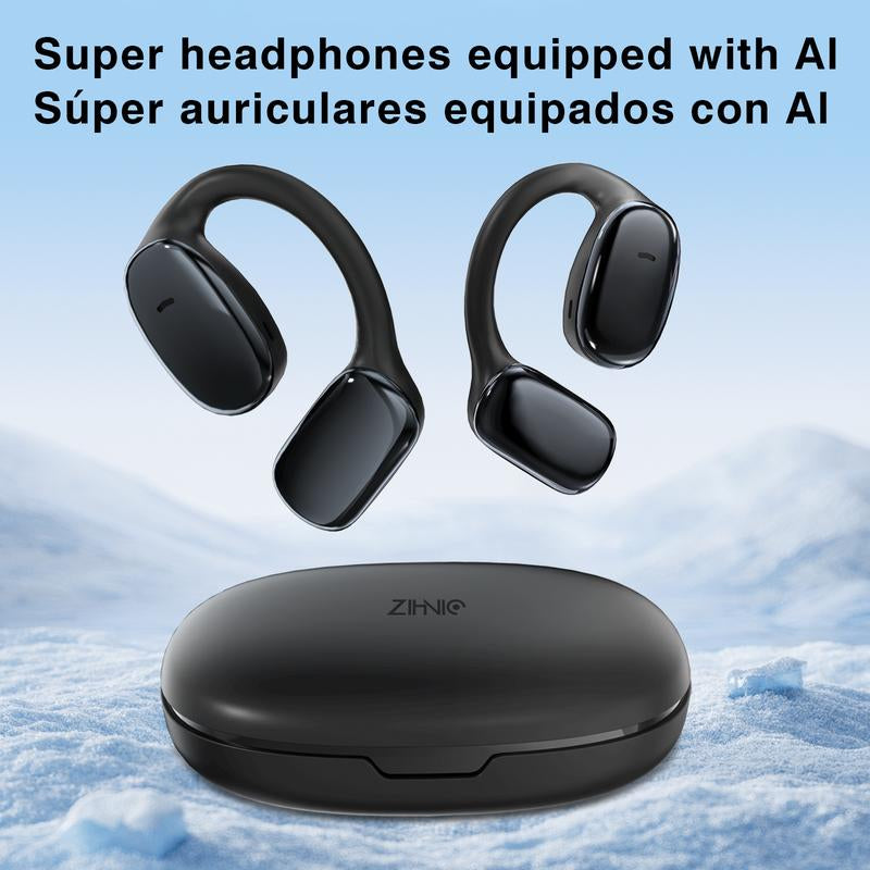 Z-ZIHNIC S11 AI Translation Earbuds 2026 New Model, Real-Time Voice Translator in 200+ Countries & 134 Languages via App, Bluetooth 5.4, IPX5 Waterproof, Hifi Sound, Wireless Earphones for Travel & Sports