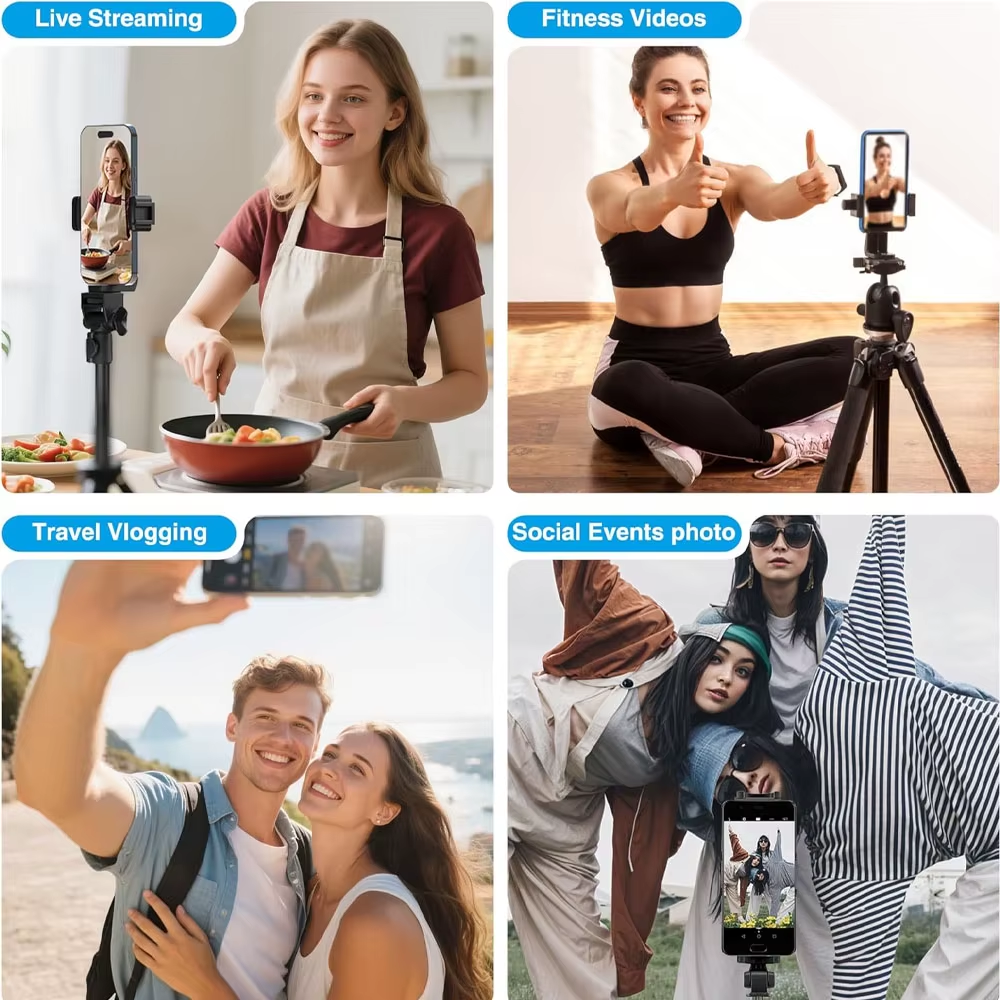 Magnetic Phone Selfie Monitor Screen for Smartphone Rear Camera Selfie Vlog Live Stream for Iphone Android Phone