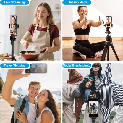 Magnetic Phone Selfie Monitor Screen for Smartphone Rear Camera Selfie Vlog Live Stream for Iphone Android Phone