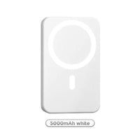 Magnetic Portable Charger 5000Mah, Magsafe-Compatible Wireless Power Bank, USB-C PD 20W Fast Charge, Slim Mini Battery Pack for Iphone 17/16/15/14/13/12, Qi for Android (Ring Included)