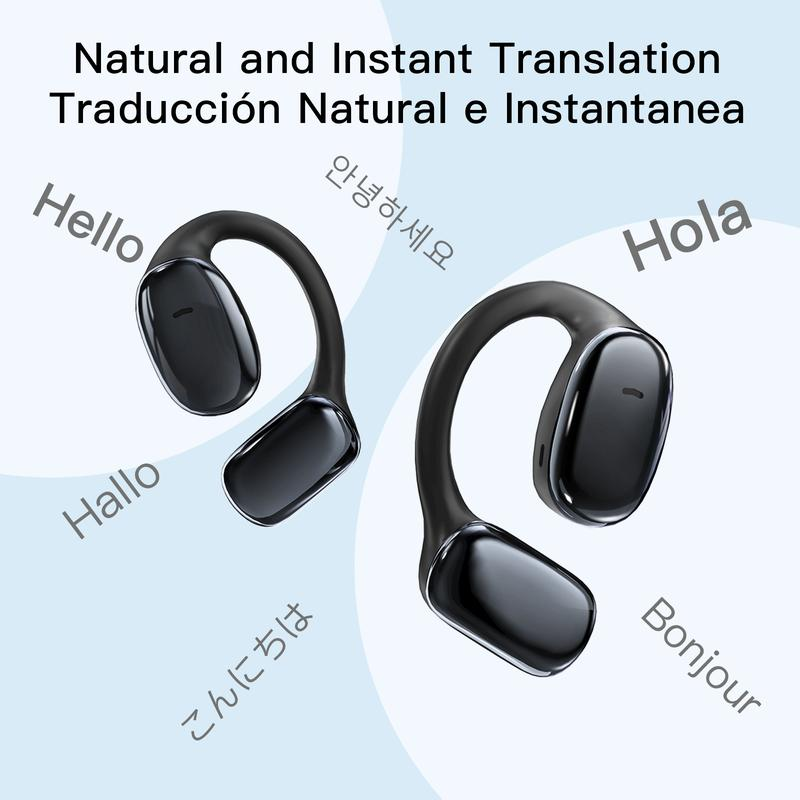 Z-ZIHNIC S11 AI Translation Earbuds 2026 New Model, Real-Time Voice Translator in 200+ Countries & 134 Languages via App, Bluetooth 5.4, IPX5 Waterproof, Hifi Sound, Wireless Earphones for Travel & Sports