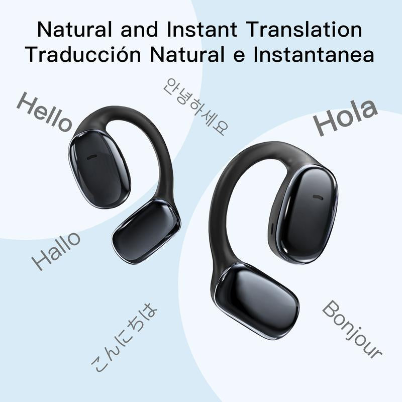 Z-ZIHNIC S11 AI Translation Earbuds 2026 New Model, Real-Time Voice Translator in 200+ Countries & 134 Languages via App, Bluetooth 5.4, IPX5 Waterproof, Hifi Sound, Wireless Earphones for Travel & Sports