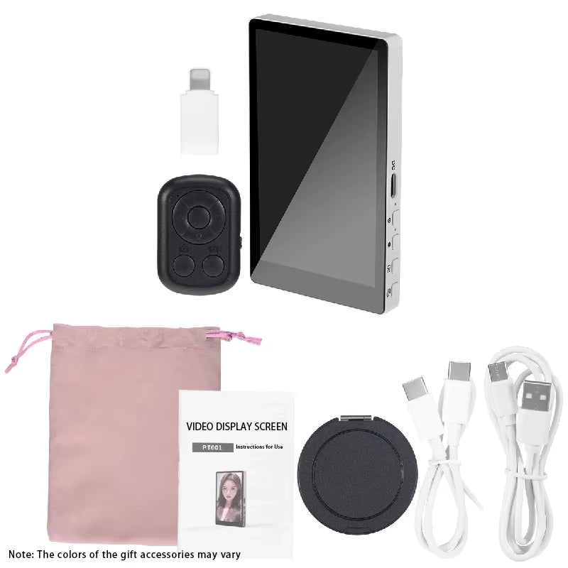 Magnetic Phone Selfie Monitor Screen for Smartphone Rear Camera Selfie Vlog Live Stream for Iphone Android Phone