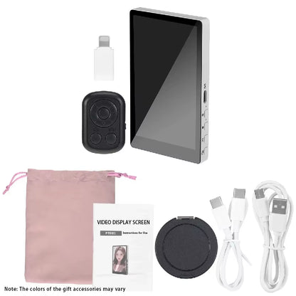 Magnetic Phone Selfie Monitor Screen for Smartphone Rear Camera Selfie Vlog Live Stream for Iphone Android Phone