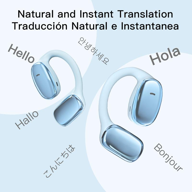 Z-ZIHNIC S11 AI Translation Earbuds 2026 New Model, Real-Time Voice Translator in 200+ Countries & 134 Languages via App, Bluetooth 5.4, IPX5 Waterproof, Hifi Sound, Wireless Earphones for Travel & Sports