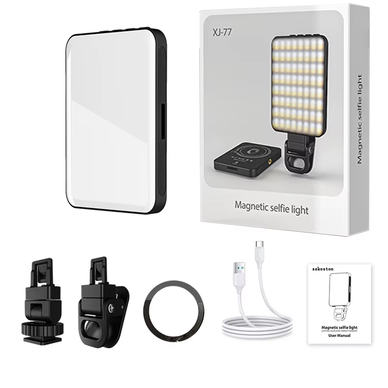 Smartphone Magsafe Selfie Flip Light Mini Vlog Fill Light Dimmable Portable Cube Video Light for Iphone 12/13/14/15/16