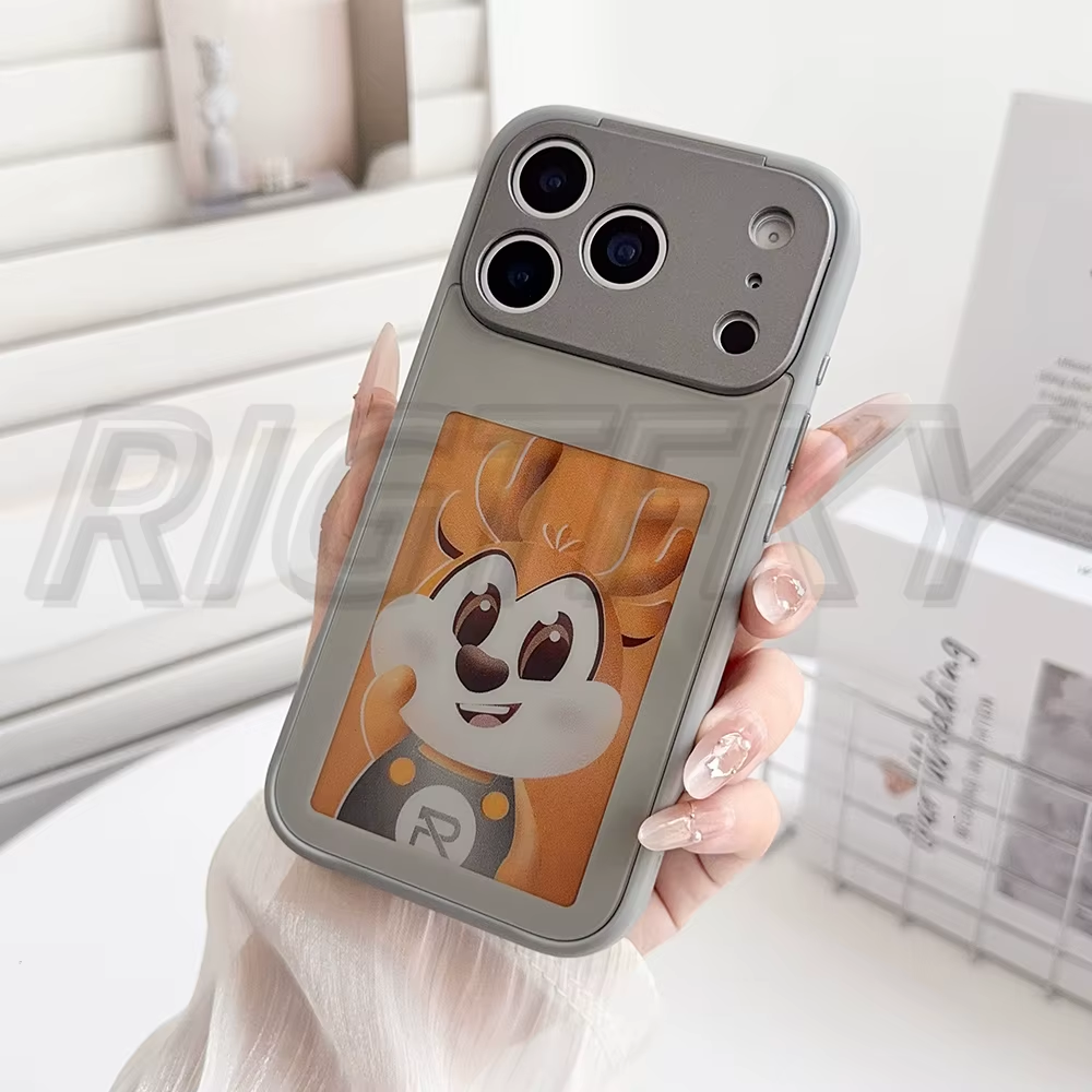 NFC Function DIY E-Ink Screen Phone Case for Iphone 17 Pro Max 16/15/14/13 Wireless Transmission 4 Inch HD Photo Phone Case