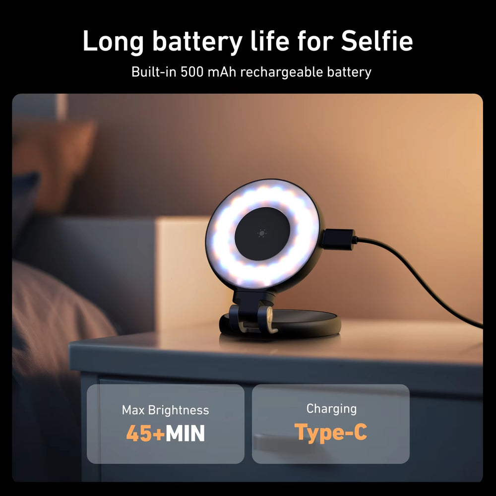 Smartphone Magnetic Fill Light Mini Selfie Light 3 Modes Adjustable Brightness for Iphone XIAOMI HUAWEI SAMSUNG Phone